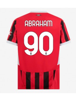 AC Milan Tammy Abraham #90 Domaci Dres 2024-25 Kratak Rukavima